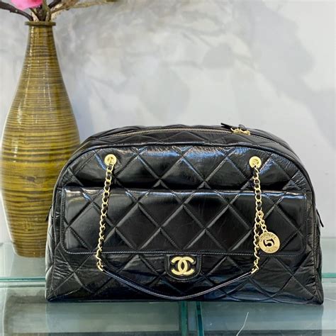 chanel maxi bowling bag|chanel bowling bag for sale.